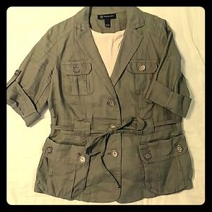 I.N.C. Linen button down Jacket